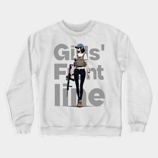 Girls' Frontline Tactical Chic Tee: Where Strength Meets Style Crewneck Sweatshirt